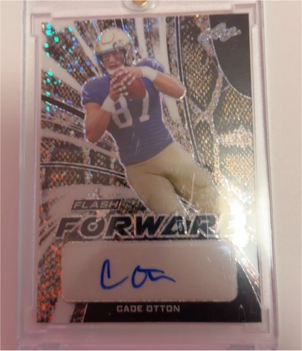 2022 Leaf Flash Forward #FF-CO1 Cade Otton — front
