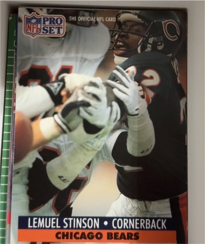 1991 Pro Set #106 Lemuel Stinson — front