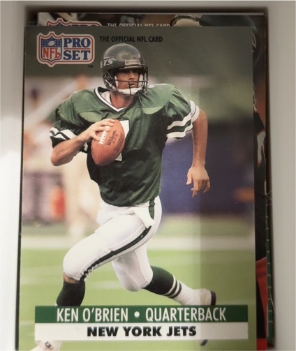 1991 Pro Set #249 Ken O'Brien — front