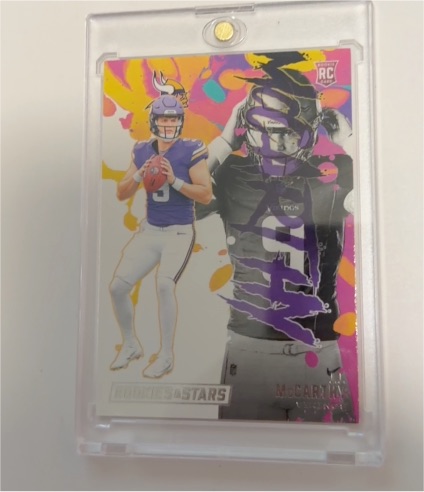 2024 Panini Rookies & Stars Rookie Exclusive #RE-JMY J.J. McCarthy — front