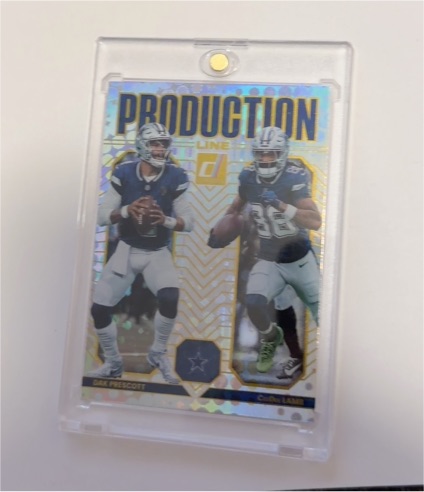 2023 Panini Donruss Production Line Dak Prescott & CeeDee Lamb — front