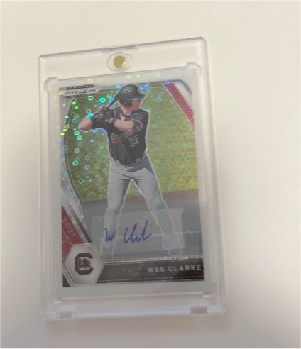 2021 Panini Prizm Draft Picks #PDP40 Wes Clarke — front