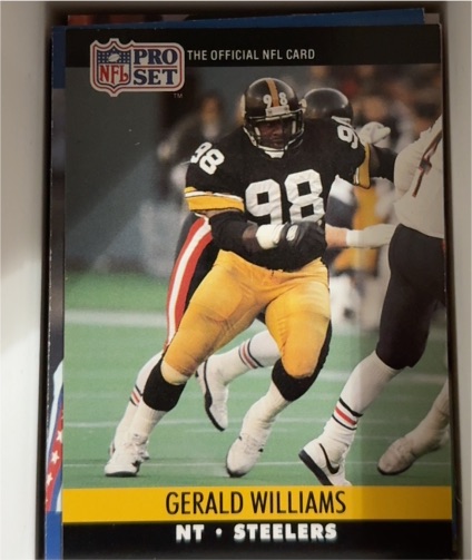 1990 Pro Set #625 Gerald Williams — front