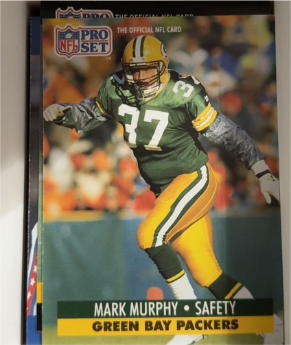 1991 Pro Set #158 Mark Murphy — front