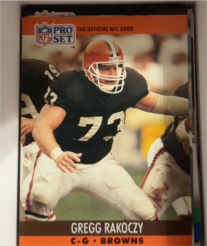 1990 Pro Set #476 Gregg Rakoczy — front