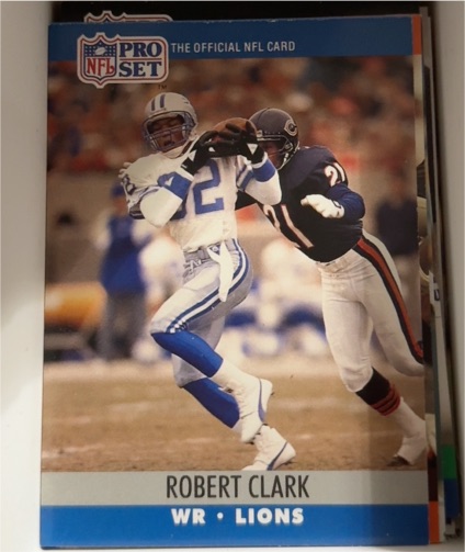 1990 Pro Set #494 Robert Clark — front