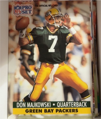 1991 Pro Set #156 Don Majkowski Green Bay Packers — front