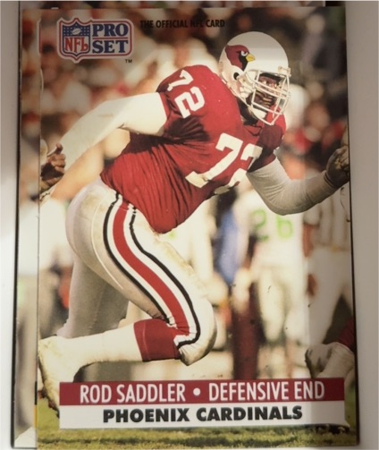 1991 Pro Set #266 Rod Saddler — front