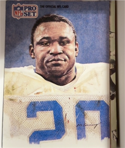 1991 Pro Set #388 Barry Sanders — front