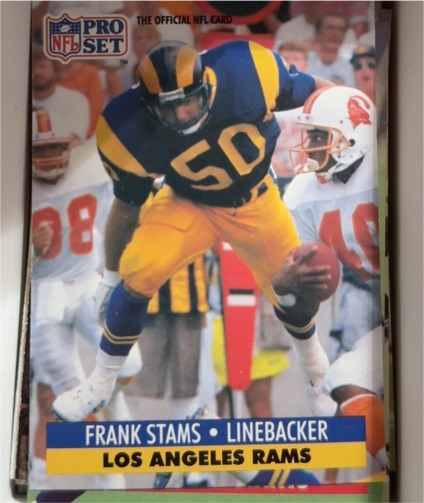1991 Pro Set #205 Frank Stams — front