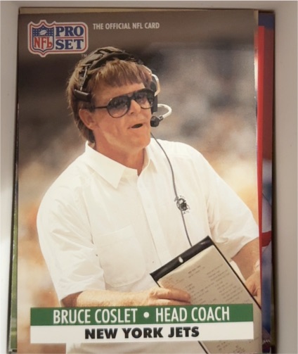 1991 Pro Set #252 Bruce Coslet — front