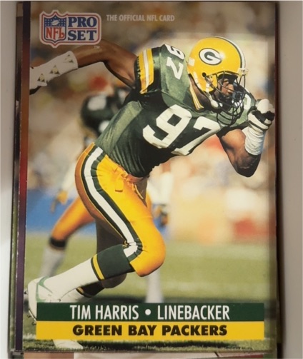 1991 Pro Set #154 Tim Harris — front
