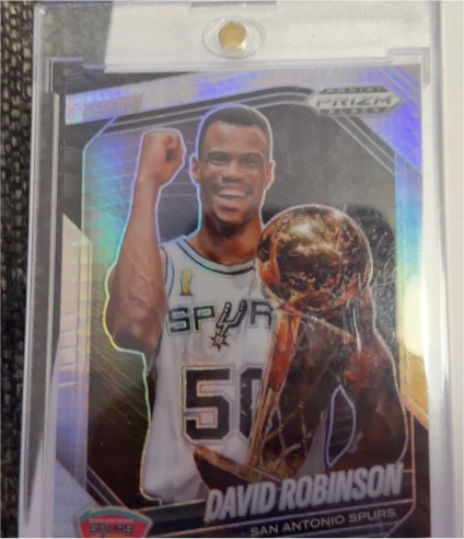 2024-25 Panini Prizm Black #282 David Robinson — front