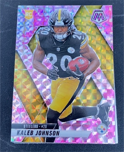 2025 Panini Mosaic #20 Kaleb Johnson — front