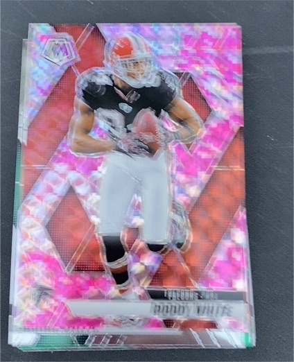 2025 Panini Mosaic Roddy White Pink Camo Prizm — front