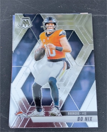 2025 Panini Mosaic #173 Bo Nix Denver Broncos — front