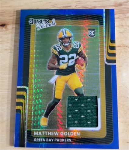 2025 Donruss Optic Donruss Threads #Matthew Golden — front