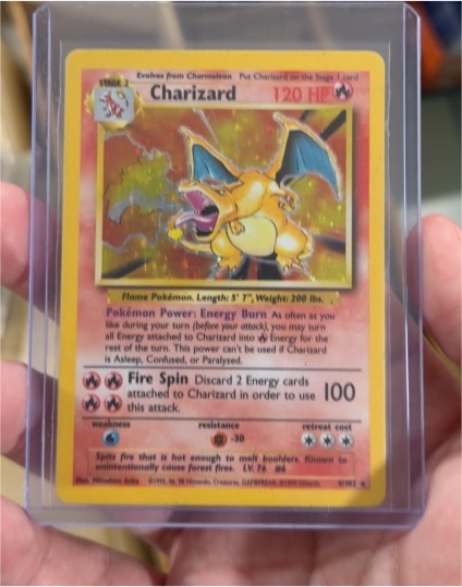 1999 Pokémon #4 Charizard — front