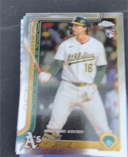 2025 Topps Chrome Update #USC180 Nick Kurtz — front