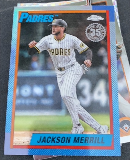 2025 Topps Chrome Update #90CU-5 Jackson Merrill — front