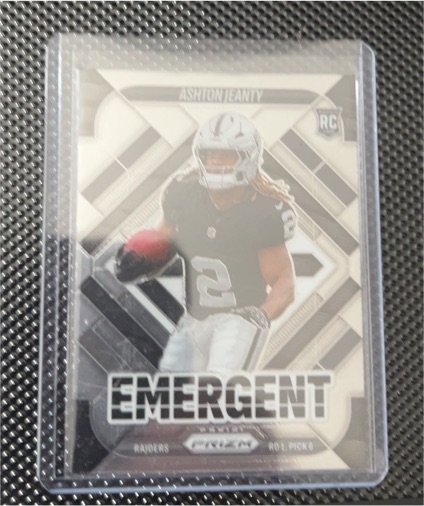2025 Panini Prizm #10 Ashton Jeanty Emergent Rookie — front