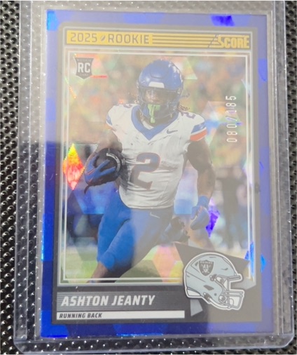 2025 Panini Score #14 Ashton Jeanty — front