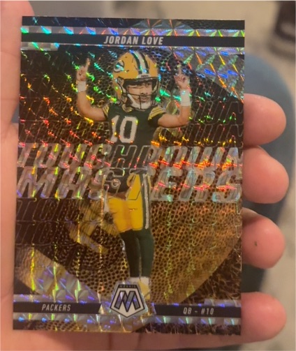2025 Panini Mosaic #10 Jordan Love Touchdown Masters — front
