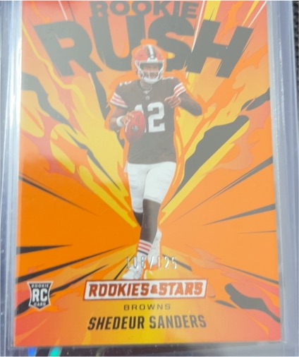 2025 Panini Rookies & Stars #20 Shedeur Sanders Rookie Rush — front