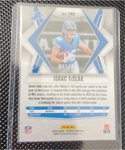 2025 Panini Phoenix #189 Isaac TeSlaa — front