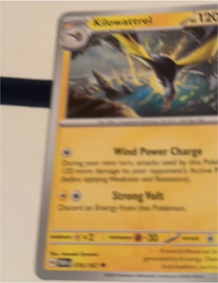 2023 Pokemon Scarlet & Violet SV08: Surging Sparks #068 Kilowattrel ex — front