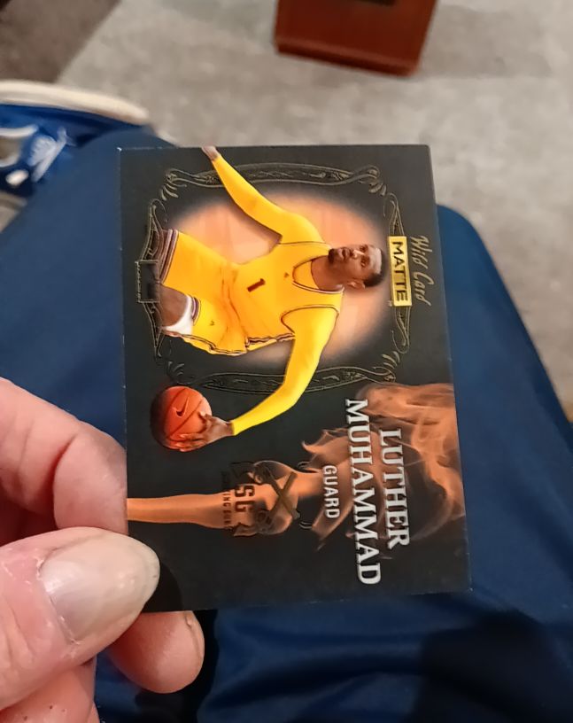 2022 Wild Card Matte Smoking Guns Insert Luther Muhammad — front