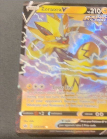 2021 Pokemon VMAX Climax #054 Zeraora V — front