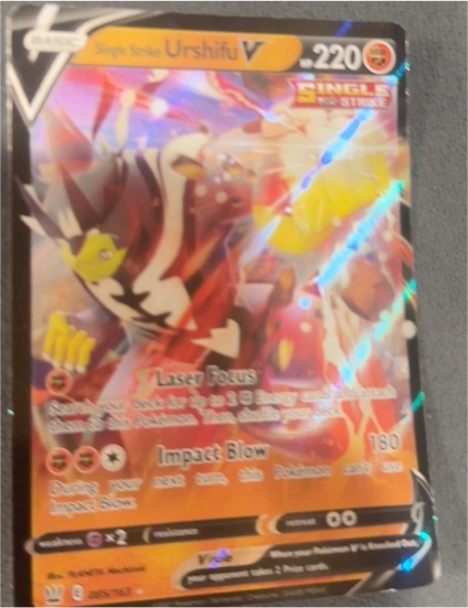 2021 Pokémon TCG Battle Styles #085 Single Strike Urshifu V — front