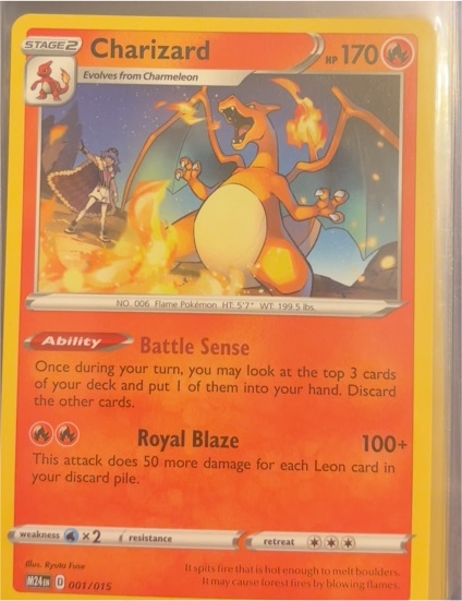 2024 Pokemon McDonald's Promo #001 Charizard — front