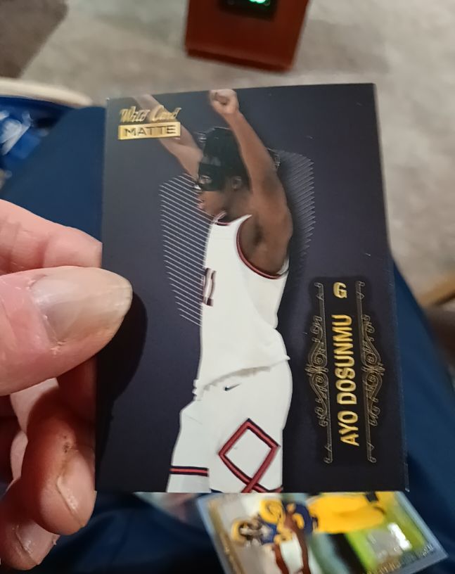 2022 Wild Card Matte #MB-6 Ayo Dosunmu — front