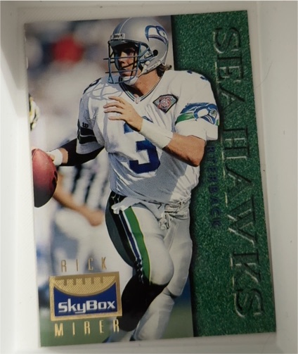 1995 SkyBox Premium #126 Rick Mirer — front