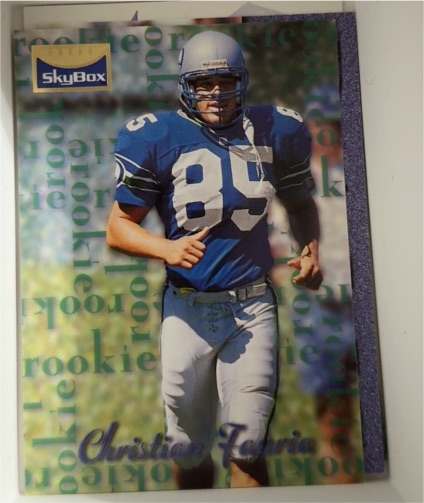 1995 SkyBox Premium #193 Christian Fauria Rookie — front