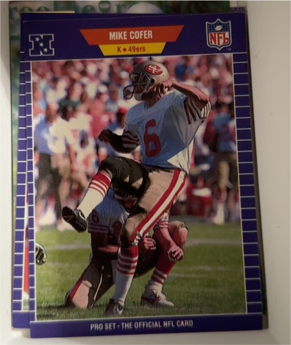 1989 Pro Set #371 Mike Cofer — front
