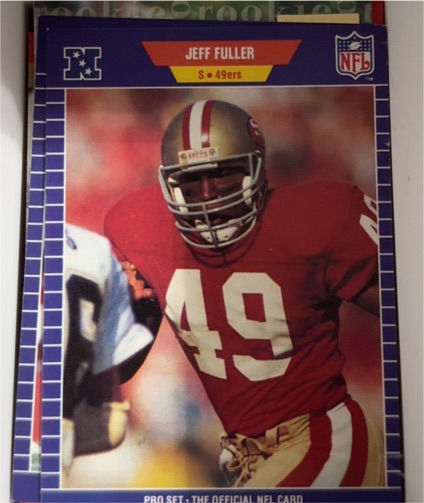1989 Pro Set #376 Jeff Fuller — front