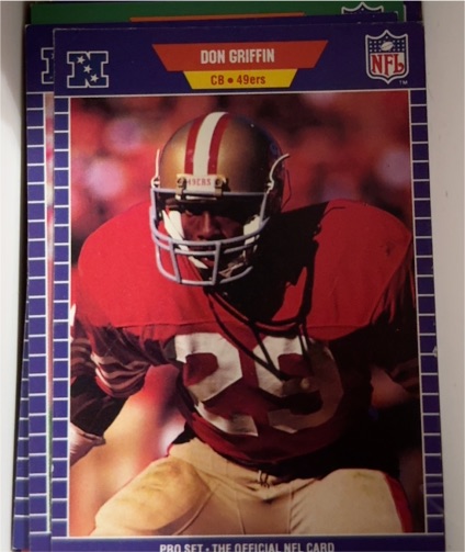 1989 Pro Set #377 Don Griffin — front