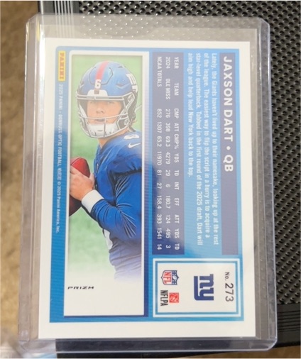 2025 Panini Donruss #273 Jaxson Dart — front