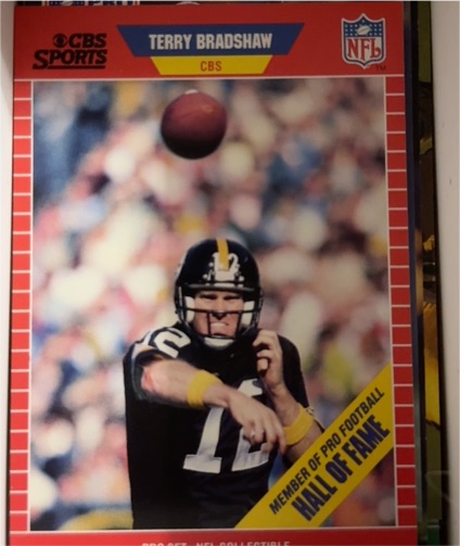 1989 Pro Set #12 Terry Bradshaw — front