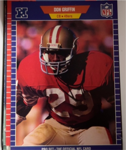 1989 Pro Set #377 Don Griffin — front