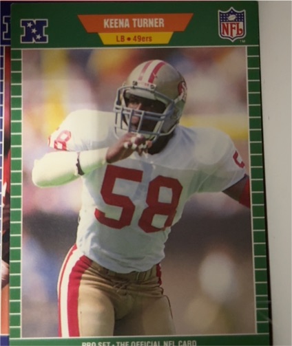 1989 Pro Set #385 Keena Turner — front