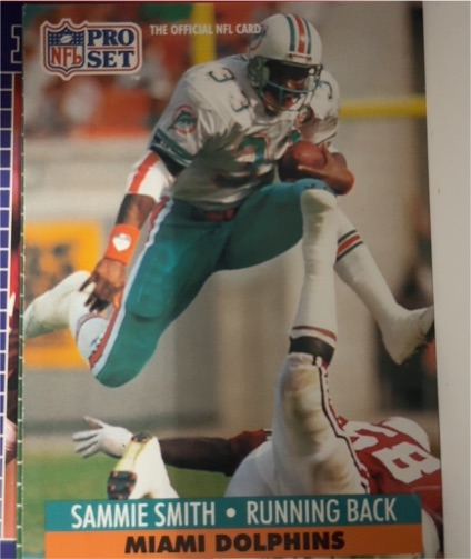 1991 Pro Set #213 Sammie Smith — front