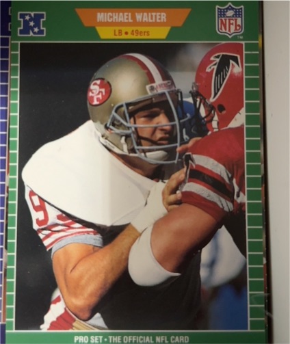 1989 Pro Set #386 Michael Walter — front