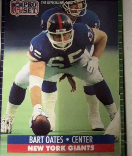 1989 Pro Set #65 Bart Oates — front