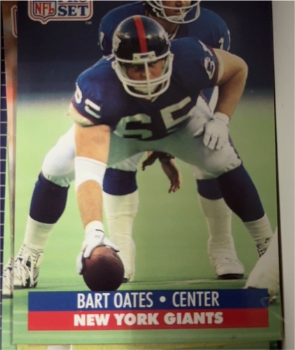 1991 Pro Set #70 Bart Oates — front