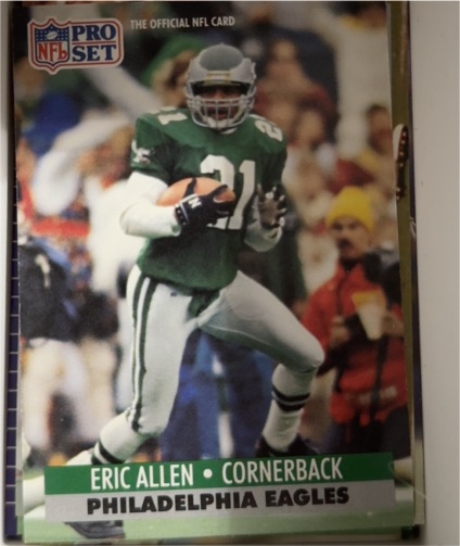 1991 Pro Set #253 Eric Allen Philadelphia Eagles — front