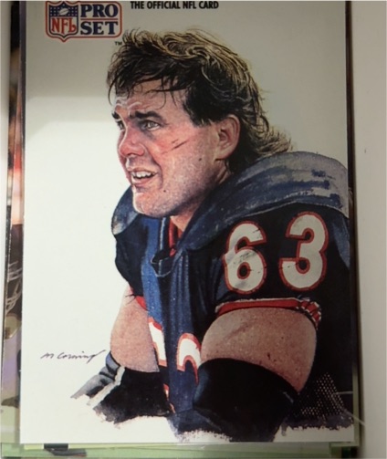 1991 Pro Set #385 Jay Hilgenberg Chicago Bears — front